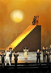 A scene from Handels Agrippina / © Photo by Antoni Bofill, Barcelonas Gran Teatre del Liceu